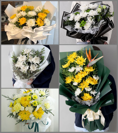 贵州毕节市大方县双山镇普陆村白事花束代送